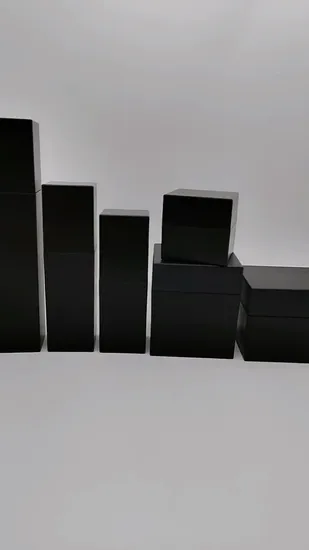 ハイエンド 15 30 50 グラム 30 50 80 120 ミリリットル包装化粧品ガラスローションボトルセット厚底高級スキンケア容器