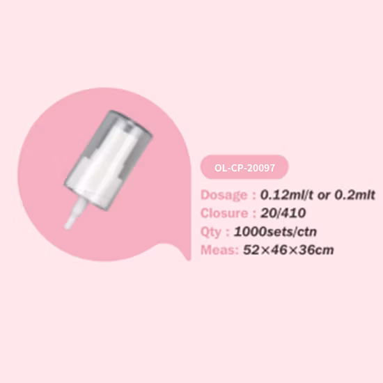 28/410 PP ハーフカバープラスチック香水スプレーヘッド、スプレーポンプヘッド、ミストスプレーヘッド